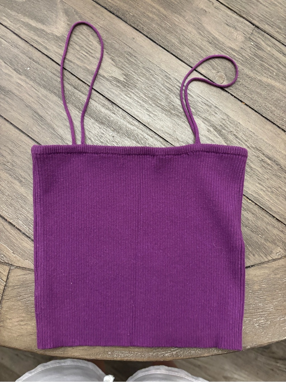 Brandy Melville Plum Ribbed Tank